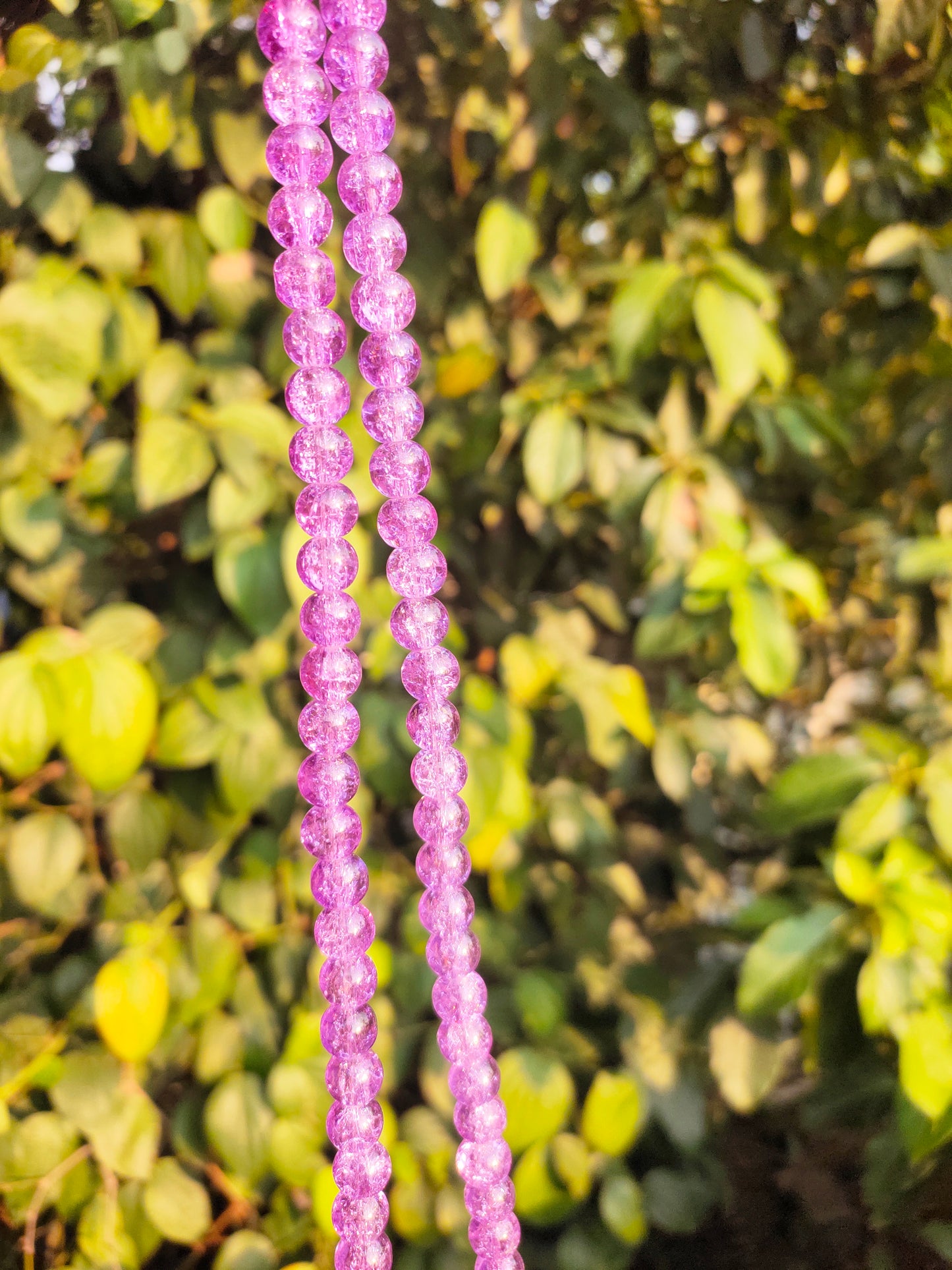 Cracked Beads- Violet