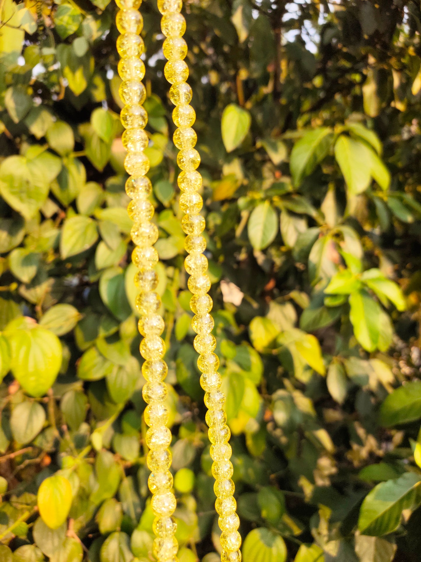 Cracked Beads-yellow