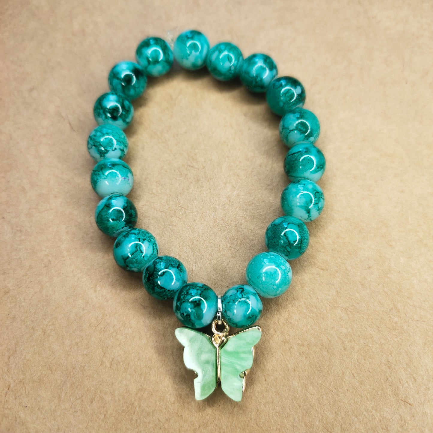 Green Tie dye bracelet