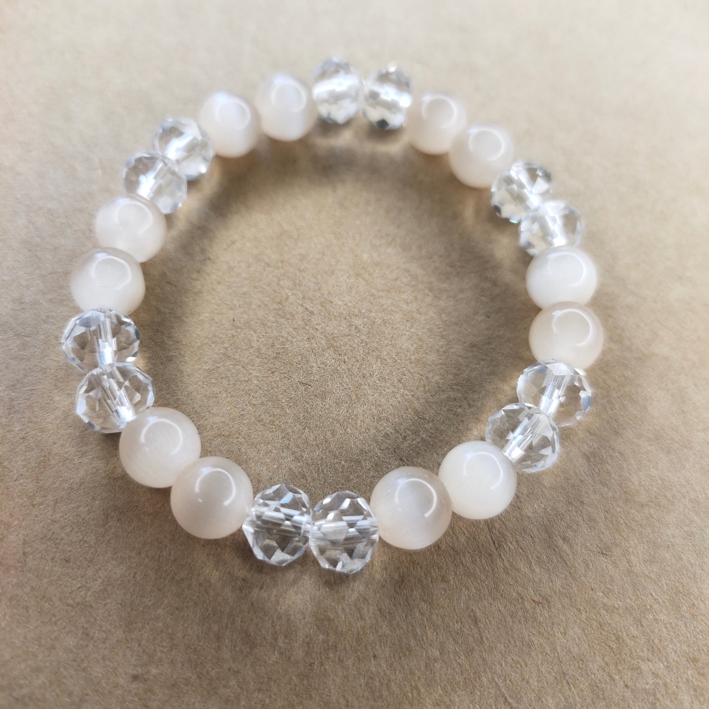 Monalisa creme bracelet