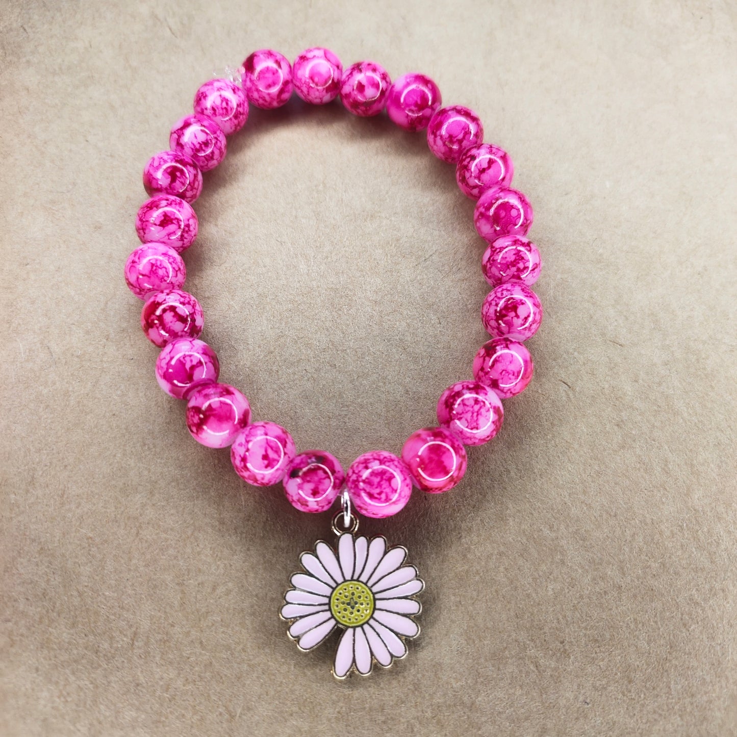 Pink Tie dye bracelet